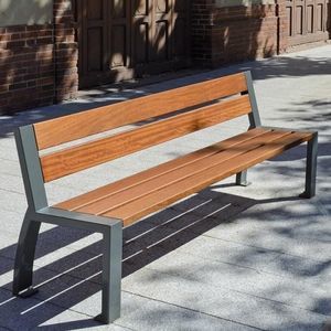 banco para espaço público contemporâneo