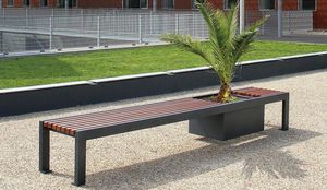 banco para espaço público contemporâneo