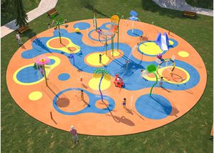 jogo de água para parque aquático
