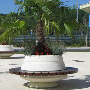floreira em concreto