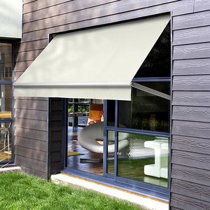 toldo reto de braço pivotante