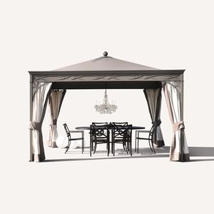 gazebo em ferro forjado