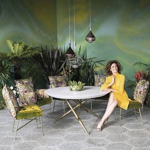 cadeira de sala de jantar contemporânea