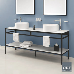 gabinete de banheiro duplo