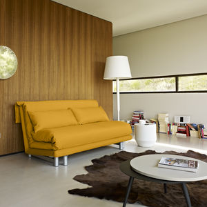 sofá cama / contemporâneo / em tecido / de 2 lugares