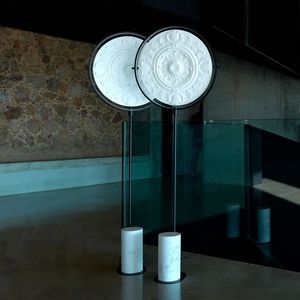 luminária de chão sem pé