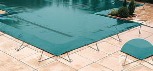 capa de piscina com ilhoses