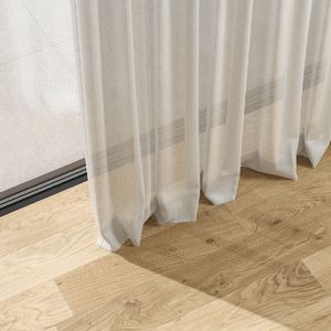 cortina de voile de cor lisa 1