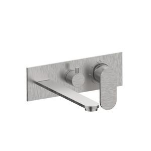conjunto misturador para banheira em aço inoxidável 1