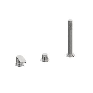 conjunto misturador para banheira em aço inoxidável 1