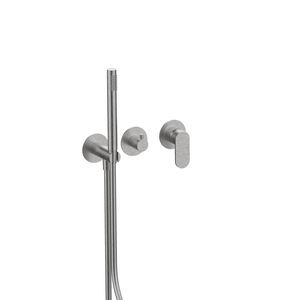 conjunto misturador para banheira em aço inoxidável 1