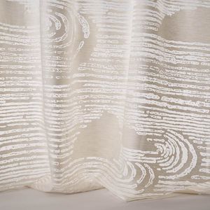 cortina de voile estampada