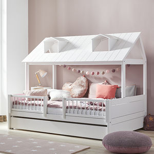cama com dossel / de solteiro / contemporânea / infantil