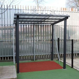 abrigo para bicicletas com sistema de segurança 1
