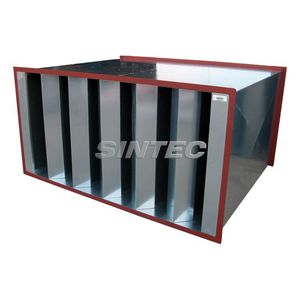 silenciador para ventilação em aço