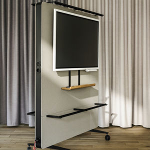 rack de TV e multimídia contemporâneo