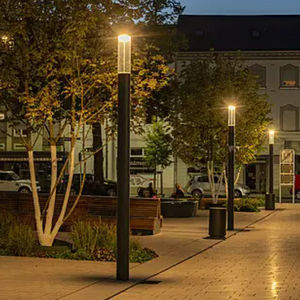 poste balizador de iluminação para espaço público