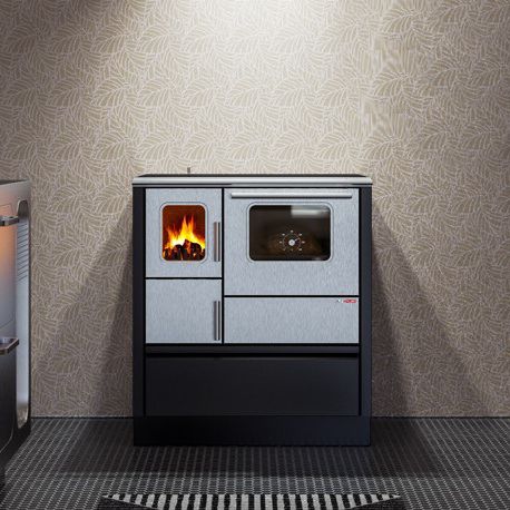 Cozedor a lenha - INOX 75 - Alfa-Plam  a.d. - da linha residencial