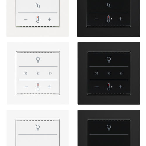 Teclado de controle para sistema de automação residencial - CALA KNX MULTITOUCH T - Elsner Elektronik GmbH - para luminária / de parede / protocolo KNX