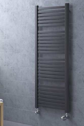 Aquecedor de toalhas a água quente - FINO - EUCOTHERM - contemporâneo / metálico / branco
