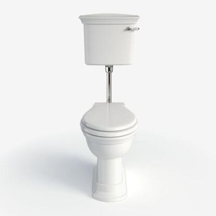 Vaso sanitário de piso - PHPW01LF & PHPWC00 - HERITAGE BATHROOMS - em cerâmica / com descarga de água em altura / tradicional