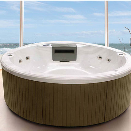 Spa acima do piso - NIRWANA - Jaquar - redondo / de 5 lugares / para ambiente interno