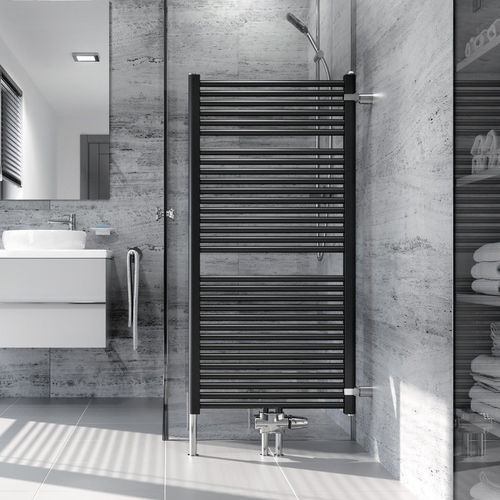 Aquecedor de toalhas a água quente - KORALUX LINEAR MAX-M - KORADO, a.s. - 0 W–500 W / 501 W–750 W / 751 W–1000 W