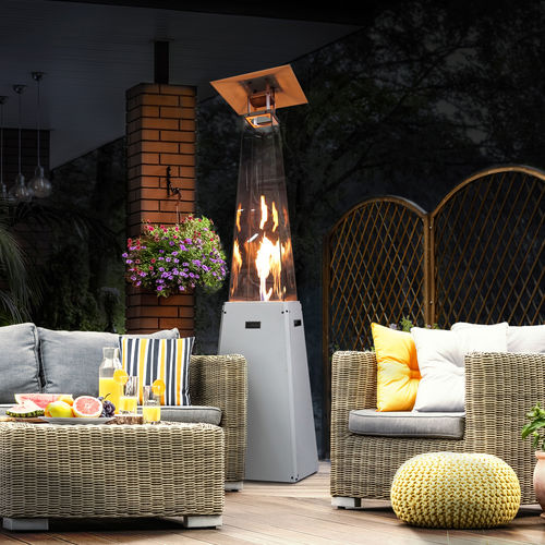 Aquecedor de ambiente externo de piso - UMBRELLA/BS/B/G30/30MBAR/S/ZE - KRATKI - a gás / da linha comercial
