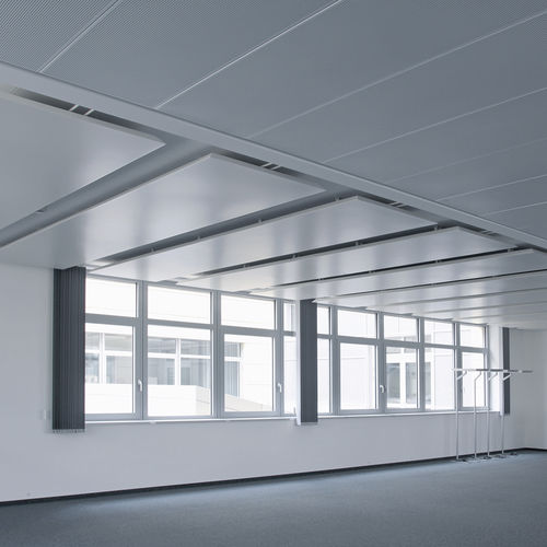 Painel radiante elétrico - VELUM - P. LEMMENS COMPANY - de teto / branco / extraplano