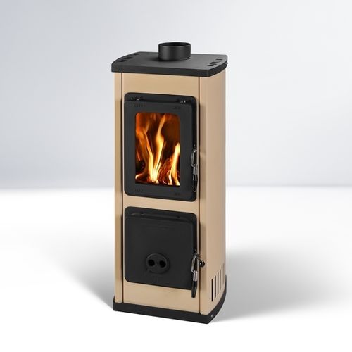 Salamandra a lenha - VERONA B TOP - Thorma Vyroba k.s. - 0–5 kW / de instalação livre / contemporânea