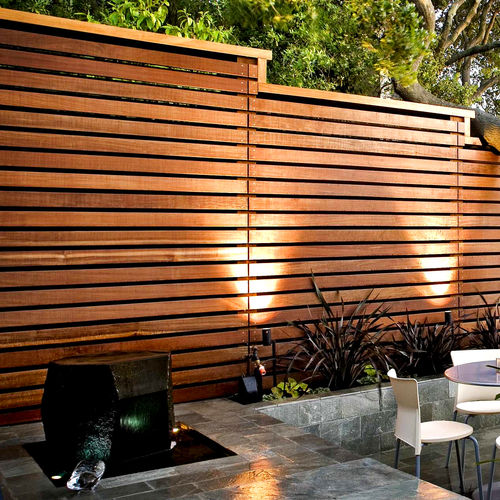 Painel em madeira para construção - Proverbio Outdoor Design - para ambiente externo / de proteção