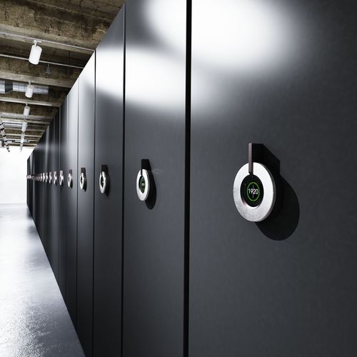 Estante móvel para armazenamento - COMPACTUS DYNAMIC II - Bruynzeel Storage Systems - para arquivo / eletrônica / em aço