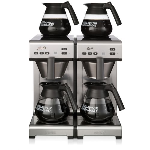 Máquina de café com filtro - MATIC TWIN - Bravilor Bonamat - profissional / automática / de 2 grupos