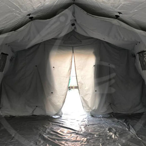 Tenda para eventos retangular - TEA - FT SRL - PLASTECOMILANO - de lona / em aço inoxidável / retrátil
