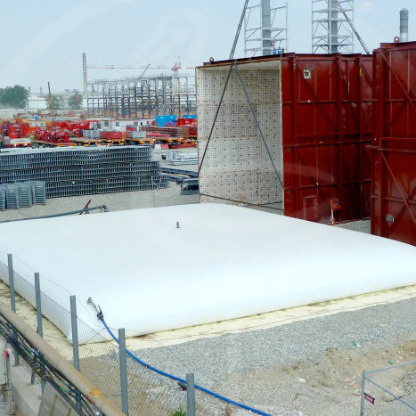 Reservatório de armazenamento de água - FT SRL - PLASTECOMILANO - flexível / em material plástico
