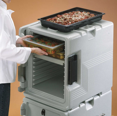 Carrinho de transporte de refeições - UPCS400 - Cambro - para cozinha profissional / personalizável / em polietileno
