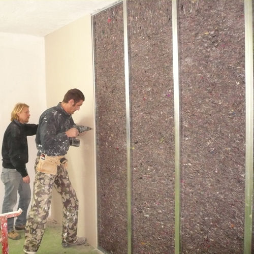 Isolamento termoacústico - RECYCLETHERM KMO - Manifattura Maiano - em fibras têxteis / em painéis / para parede
