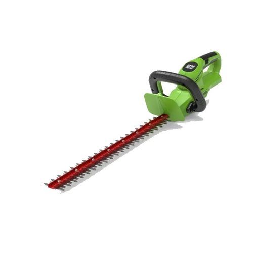 Aparador de cerca viva elétrico -  G24HT56X - GREENWORKS - para operador a pé / leve