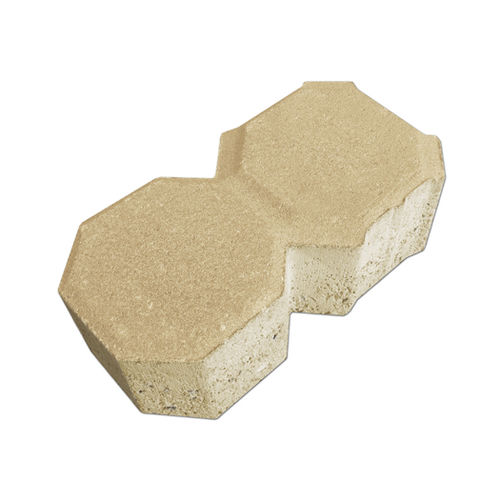 Bloco de pavimentação em concreto - INTERLOCK ECO OCTOGONAL - A Cimenteira do Louro - para ambiente externo / texturizado / para pedestres