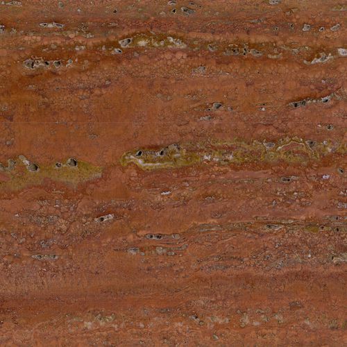 Placa de pedra em mármore travertino - RED - dimpomar - Natural Stone from Portugal and Around - para piso / para parede / polida