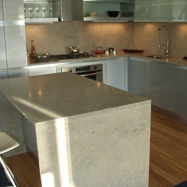 Placa de pedra em pedra calcária - ATAIJA BLUE - dimpomar - Natural Stone from Portugal and Around - para piso / para cozinha / de parede