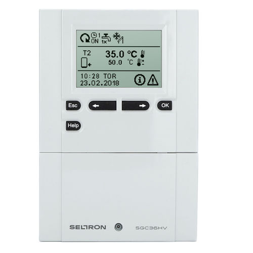 Regulador de aquecimento de parede - SGC67HV - Seltron - para aquecedor solar de água / controle remoto
