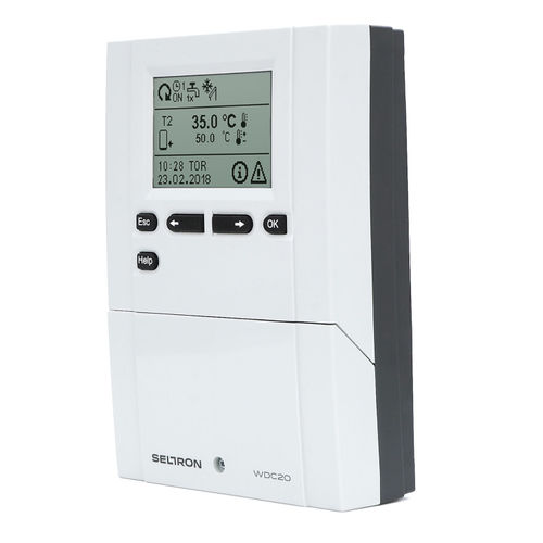 Regulador de aquecimento em trilho DIN - WDC20 - Seltron - de parede / de arrefecimento / controle remoto