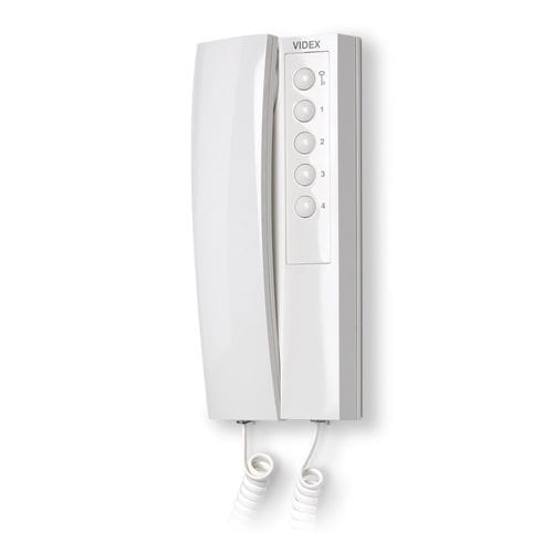 Porteiro eletrônico branco - 3187 - Videx Electronics S.p.A. - não residencial / de parede / unidade interna