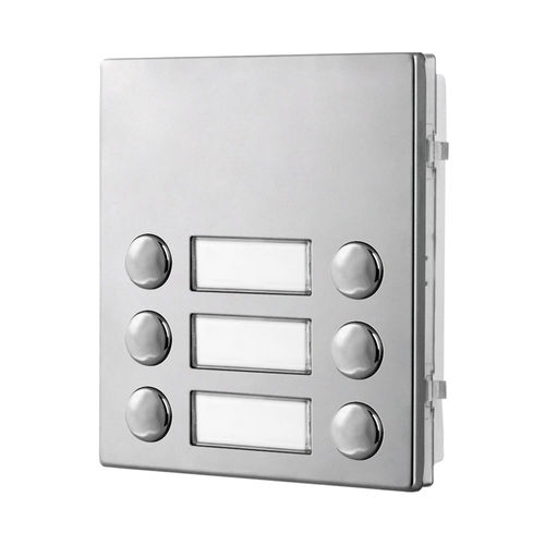 Módulo de interfone em aço inoxidável - 4043D - Videx Electronics S.p.A. - em aço inoxidável fosco / em alumínio anodizado / não residencial