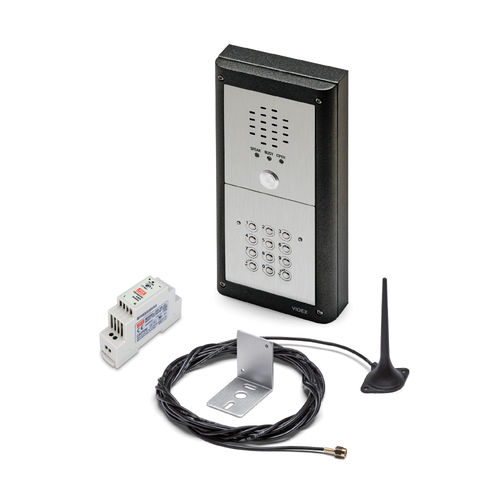 Porteiro eletrônico branco - GSM4KCR - Videx Electronics S.p.A. - preto / de embutir / unidade externa