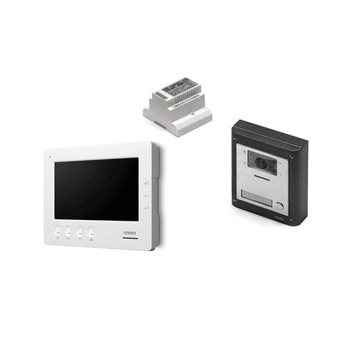 Vídeo-porteiro branco - VK4K/6758 - Videx Electronics S.p.A. - preto / de embutir / unidade externa