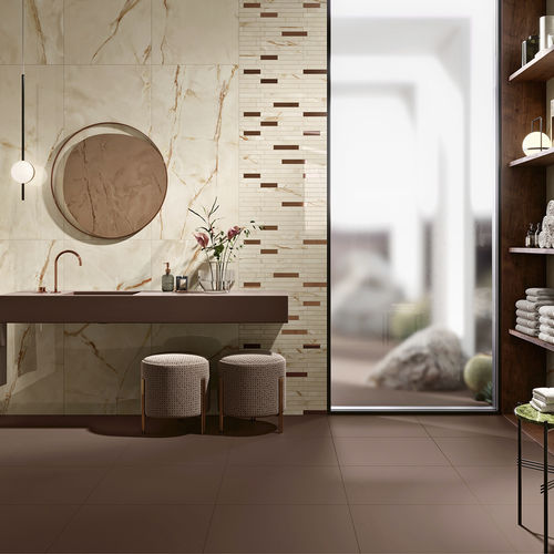 Placas de revestimento em cerâmica esmaltada - Onix Gold - revigres - fosca / polida / para ambiente interno