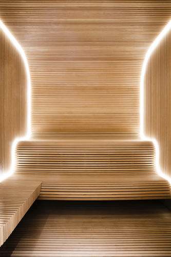 Sauna da linha comercial - STAR WELLNESS - para ambiente interno