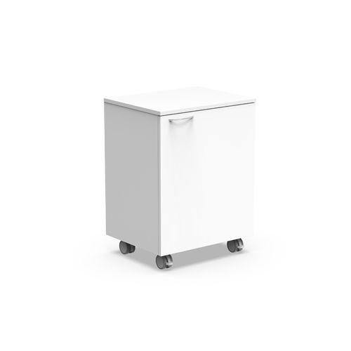 Módulo de gavetas para escritório em laminado melamínico - 600 - Nautilus SA - de PVC / com porta de abrir / móvel